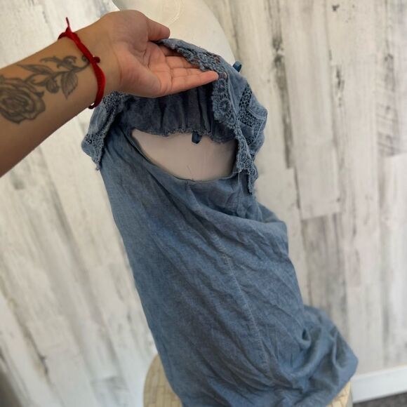 Blue denim dress - Picture 5 of 6